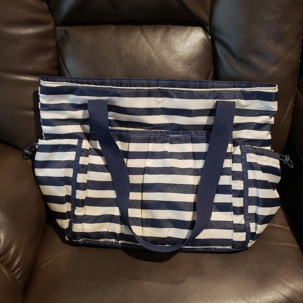 Thirty-one New Day Tote in Rugby Stripe